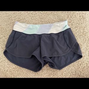 Lululemon navy speed up short